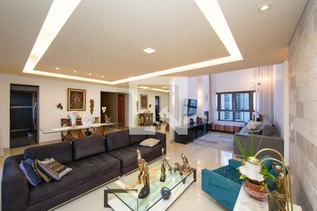 Sala de apartamento à venda com 4 quartos, 166m² em Vila da Serra, Nova Lima