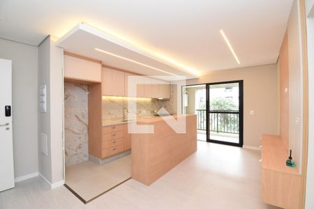 Sala e Cozinha de apartamento à venda com 2 quartos, 62m² em Tingui, Curitiba