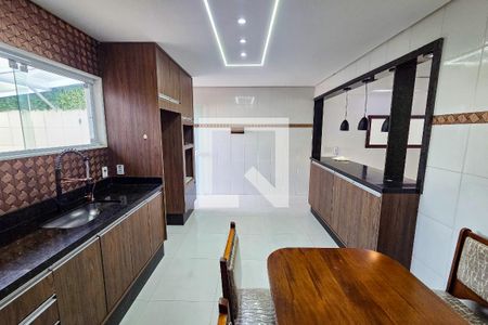 Cozinha de casa de condomínio para alugar com 3 quartos, 154m² em Nova Mirim, Praia Grande