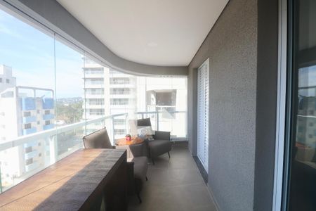 Varanda de apartamento para alugar com 1 quarto, 56m² em Balneario Cidade Atlantica, Guarujá