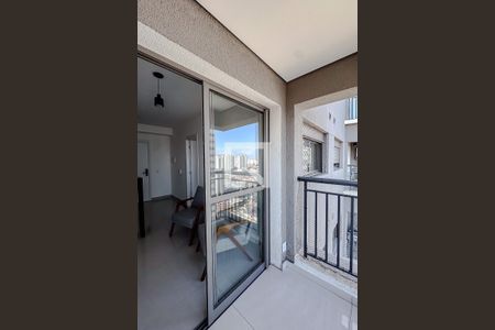 Varanda da Sala de apartamento para alugar com 1 quarto, 30m² em Quarta Parada, São Paulo