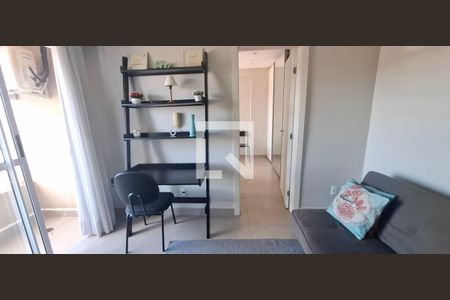 Sala de apartamento para alugar com 1 quarto, 42m² em Vila Seixas, Ribeirão Preto