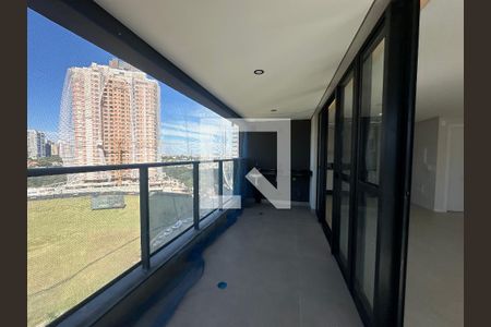 Varanda da Sala de apartamento para alugar com 2 quartos, 112m² em Alphaville Comercial, Barueri