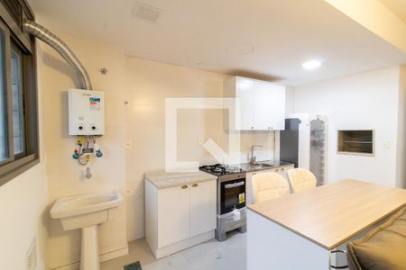 Sala/Cozinha de kitnet/studio para alugar com 1 quarto, 28m² em Tristeza, Porto Alegre