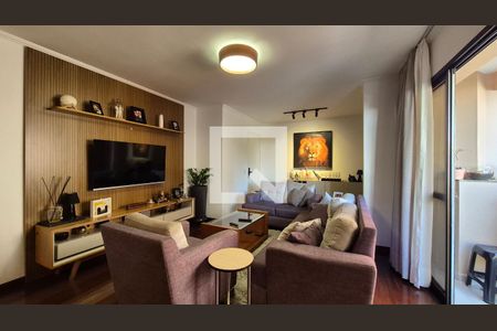 Sala de apartamento para alugar com 3 quartos, 132m² em Parque das Nações, Santo André