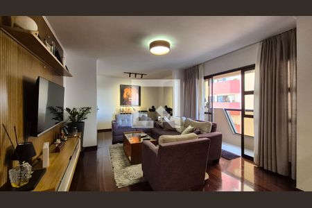 Sala de apartamento para alugar com 3 quartos, 132m² em Parque das Nações, Santo André