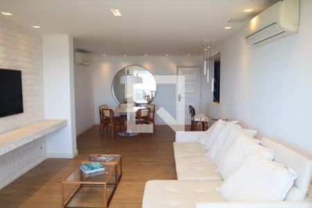 SALA de apartamento para alugar com 3 quartos, 110m² em Barra da Tijuca, Rio de Janeiro