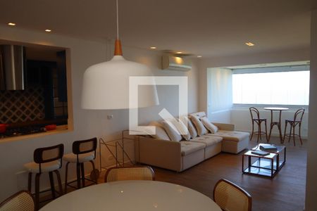 SALA de apartamento para alugar com 3 quartos, 110m² em Barra da Tijuca, Rio de Janeiro