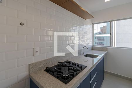 Cozinha de apartamento para alugar com 1 quarto, 30m² em Itaim Bibi, São Paulo