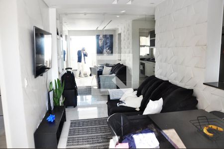 Detalhe - Sala e Sala de Jantar de apartamento para alugar com 2 quartos, 46m² em Freguesia do Ó, São Paulo