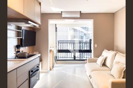 Sala/Cozinha de apartamento à venda com 2 quartos, 40m² em Cidade Jardim, São Paulo