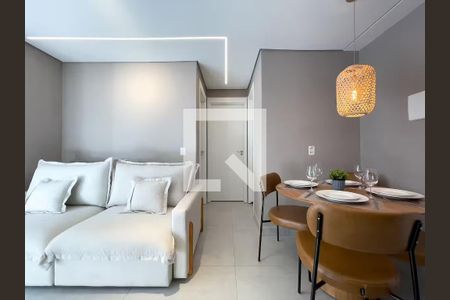 Sala/Cozinha de apartamento à venda com 2 quartos, 40m² em Cidade Jardim, São Paulo