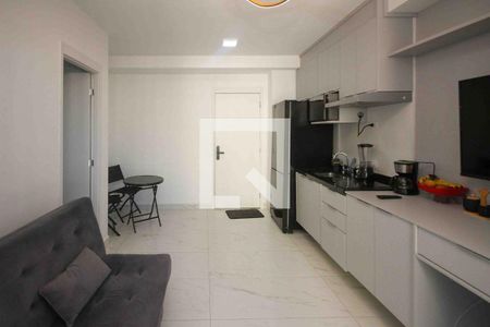 Sala e Cozinha de apartamento à venda com 1 quarto, 35m² em Jardim Independência (são Paulo), São Paulo