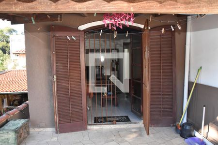 porta da sala com acesso a varanda de casa à venda com 4 quartos, 154m² em Vila Nova Jundiainopolis, Jundiaí
