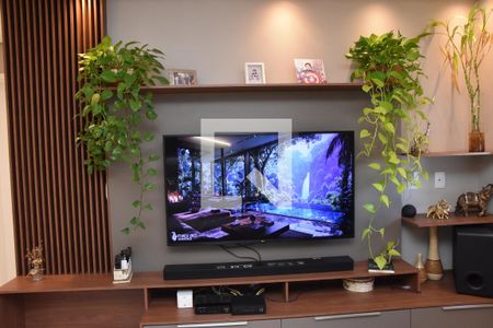 sala espaço da TV de apartamento à venda com 2 quartos, 69m² em Medeiros, Jundiaí