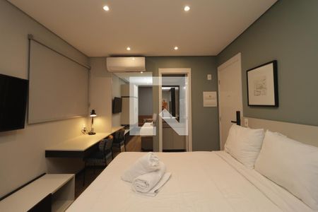 Quarto e Cozinha de apartamento à venda com 1 quarto, 28m² em Vila Mariana, São Paulo