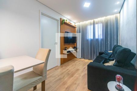 Sala de apartamento à venda com 3 quartos, 58m² em Jardim Cristiane, Santo André