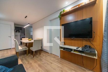 Sala de apartamento à venda com 3 quartos, 58m² em Jardim Cristiane, Santo André