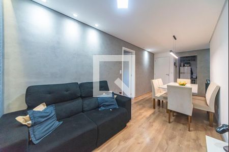 Sala de apartamento à venda com 3 quartos, 58m² em Jardim Cristiane, Santo André