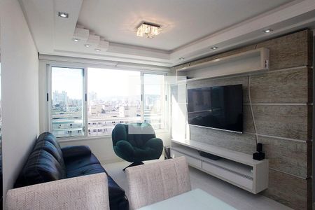 Sala de apartamento à venda com 1 quarto, 66m² em Petrópolis, Porto Alegre