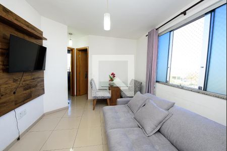 Sala de apartamento à venda com 2 quartos, 48m² em Diamante, Belo Horizonte