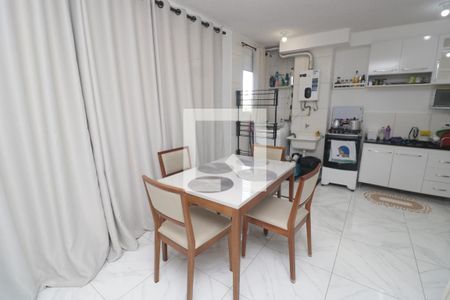 Sala de Jantar de apartamento à venda com 1 quarto, 37m² em Jardim, Santo André