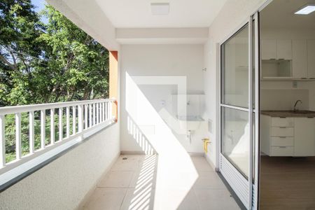 Varanda e Área de Serviço  de apartamento para alugar com 2 quartos, 38m² em Mooca, São Paulo