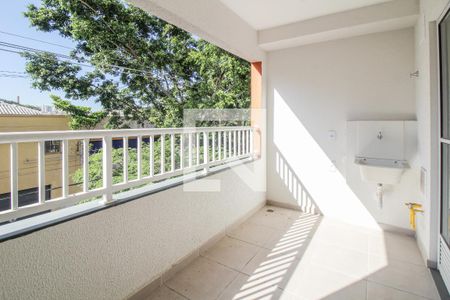 Varanda e Área de Serviço  de apartamento para alugar com 2 quartos, 38m² em Mooca, São Paulo