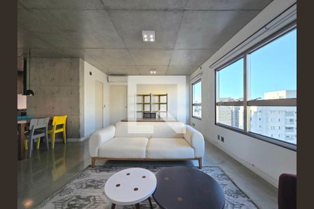 Sala de apartamento para alugar com 1 quarto, 75m² em Itaim Bibi, São Paulo