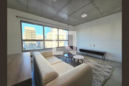Sala de apartamento para alugar com 1 quarto, 75m² em Itaim Bibi, São Paulo