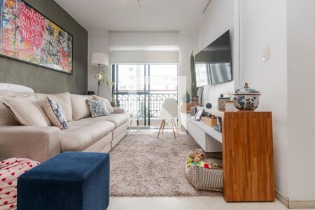 Sala de apartamento para alugar com 2 quartos, 62m² em Santo Amaro, São Paulo