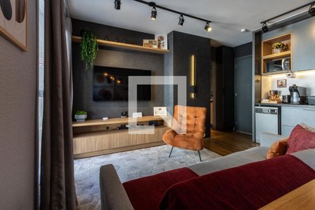 Sala de apartamento para alugar com 1 quarto, 37m² em Lapa de Baixo, São Paulo