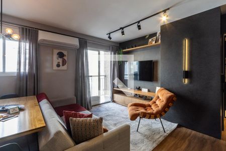 Sala de apartamento para alugar com 1 quarto, 37m² em Lapa de Baixo, São Paulo
