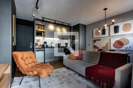 Sala de apartamento para alugar com 1 quarto, 37m² em Lapa de Baixo, São Paulo