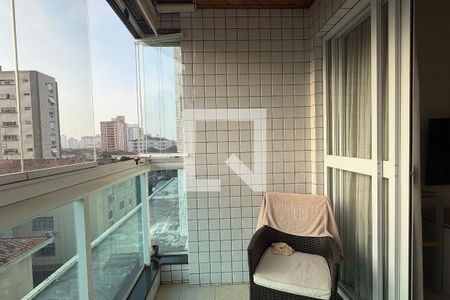 Varanda da Sala de apartamento para alugar com 2 quartos, 96m² em Embaré, Santos