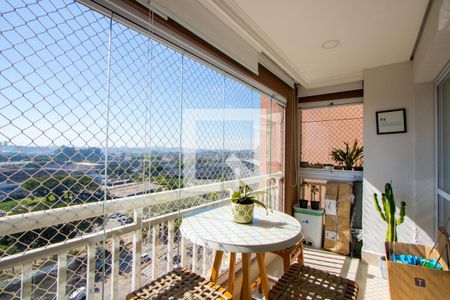 Varanda gourmet de apartamento para alugar com 3 quartos, 107m² em Vila Homero Thon, Santo André
