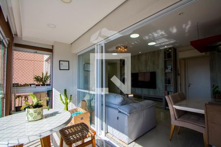 Varanda gourmet de apartamento para alugar com 3 quartos, 107m² em Vila Homero Thon, Santo André