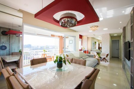Sala de apartamento para alugar com 3 quartos, 107m² em Vila Homero Thon, Santo André