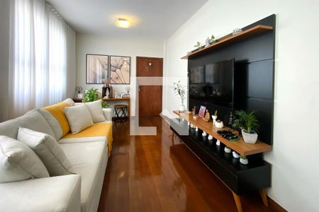 Sala de apartamento à venda com 3 quartos, 120m² em Colégio Batista, Belo Horizonte