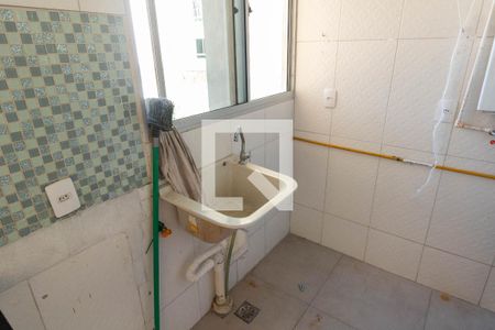 Cozinha e Área de serviço de apartamento para alugar com 2 quartos, 44m² em Campo Grande, Rio de Janeiro