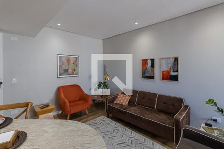 Sala de apartamento para alugar com 1 quarto, 42m² em Vila Nova Conceição, São Paulo