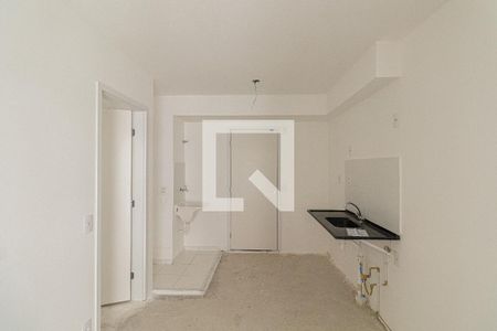 Sala e Cozinha de apartamento para alugar com 1 quarto, 26m² em Parada Xv de Novembro, São Paulo