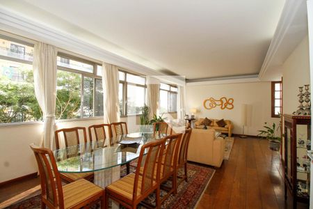 Sala de Estar e Jantar de apartamento para alugar com 3 quartos, 200m² em Jardim Paulista, São Paulo