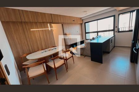 Sala/cozinha de apartamento para alugar com 2 quartos, 63m² em Serrinha, Goiânia