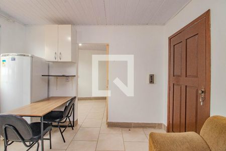 Sala e Cozinha Integrados de apartamento para alugar com 1 quarto, 35m² em Jardim Carvalho, Porto Alegre