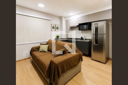 Sala/Cozinha de apartamento para alugar com 2 quartos, 35m² em Sé, São Paulo
