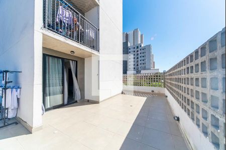 Varanda da Sala de apartamento para alugar com 2 quartos, 91m² em Campestre, Santo André