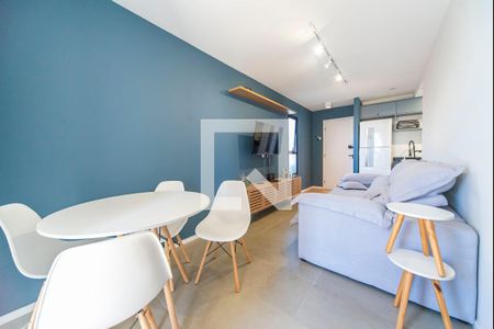Sala de apartamento para alugar com 2 quartos, 91m² em Campestre, Santo André