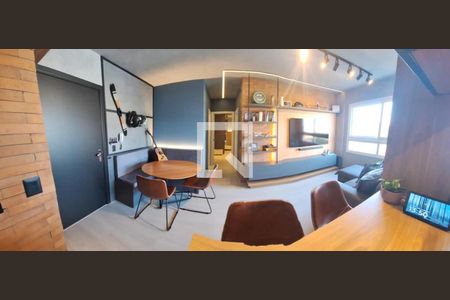 Sala de Jantar de apartamento à venda com 1 quarto, 56m² em Navegantes, Porto Alegre