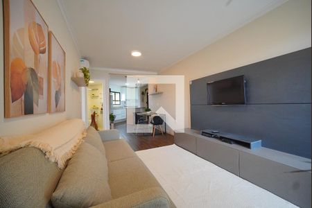 Sala de apartamento para alugar com 1 quarto, 60m² em Canasvieiras, Florianópolis